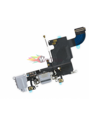 OEM Lightning Connector και Audio Flex Cable για Apple iPhone 6S - Dark Gray Ανταλλακτικά